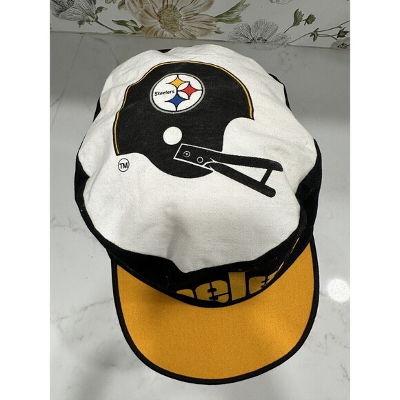 Pittsburgh Steelers NFL Vintage Painters Cap Hat Baseball Cap 1960’s‎ 1970’s - Picture 5 of 8